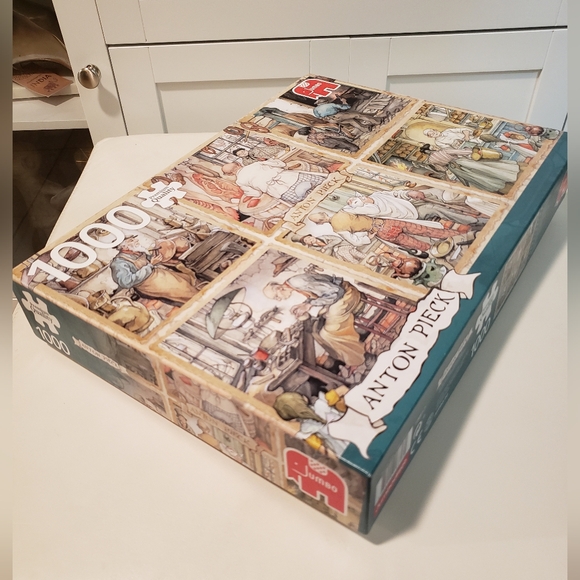 Jumbo (18817) - Anton Pieck: "Craftmanship" - 1000 pieces puzzle - open box - Picture 2 of 5